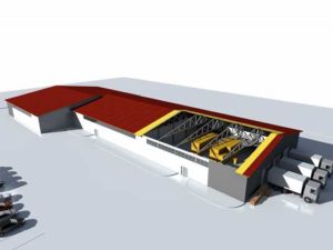 Проект производственного ангара 12х36х5